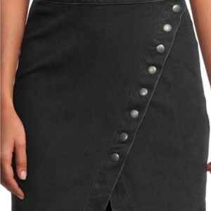 Neon Bllonde jeans skirt